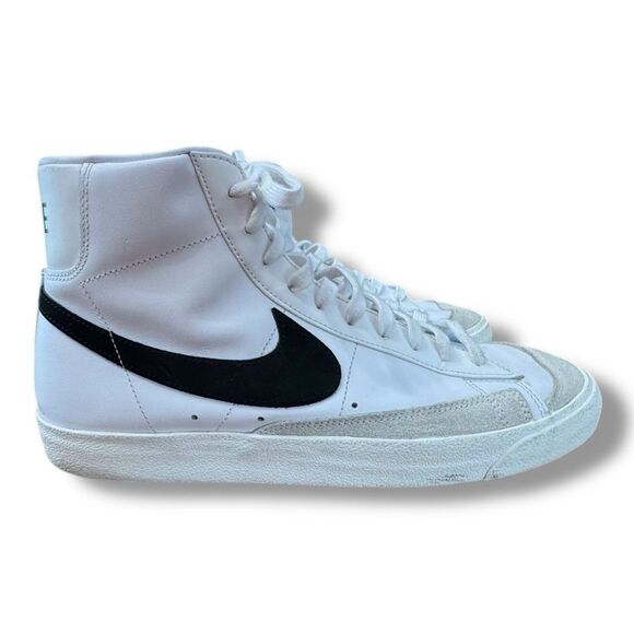 Nike Blazer Mid ‘77 Vintage White Black Sail Sneakers BQ6806-100 Men’s Size 13 - Picture 2 of 10
